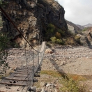 Два моста перед входом в нижний каньон Обихингоу